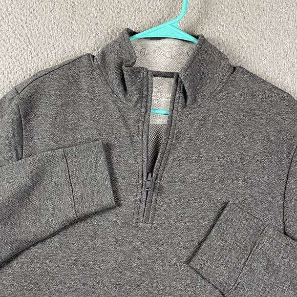 Vineyard Vines 1/4 Zip Pullover Sweater Men's Medium Gray Classic Preppy Causal - Picture 1 of 11